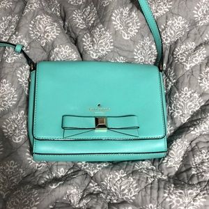 Kate spade small crossbody in giverny blue